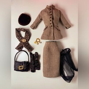 Barbie Fashion Editor Fashion Boulevard #29653 Tweed Outfit Silkstone Incomplete